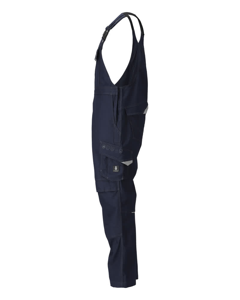 MASCOT Oron MULTISAFE Latzhose mit Knietaschen schwarzblau 54 kurz