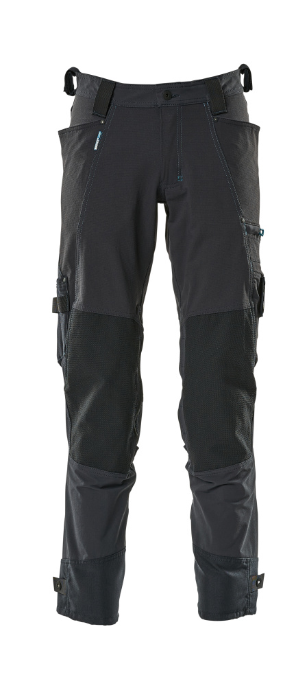 MASCOT ADVANCED Hose mit Knietaschen schwarzblau 42 kurz