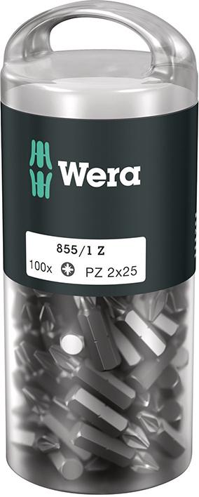 Wera Bit-Großpack PZ2 x 25mm zähhart a 100 Stück