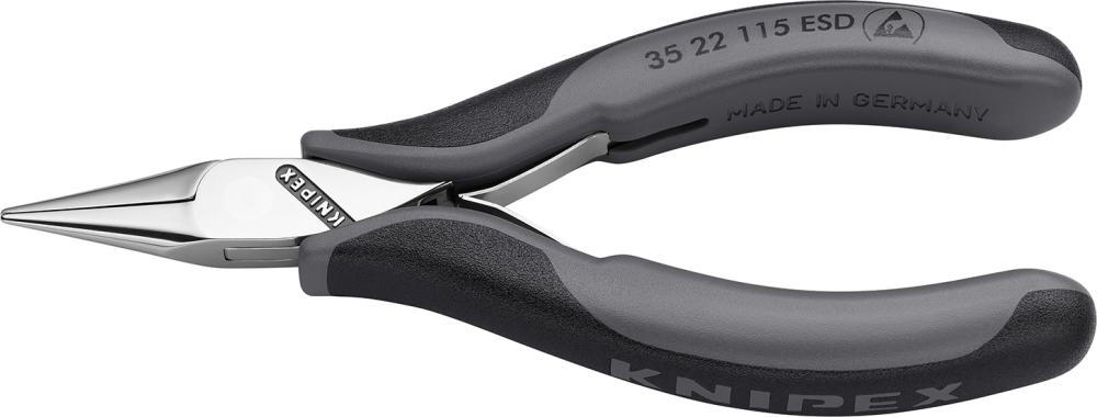 Knipex Greifzange Elektronik ESDBacken flachrund 115mm