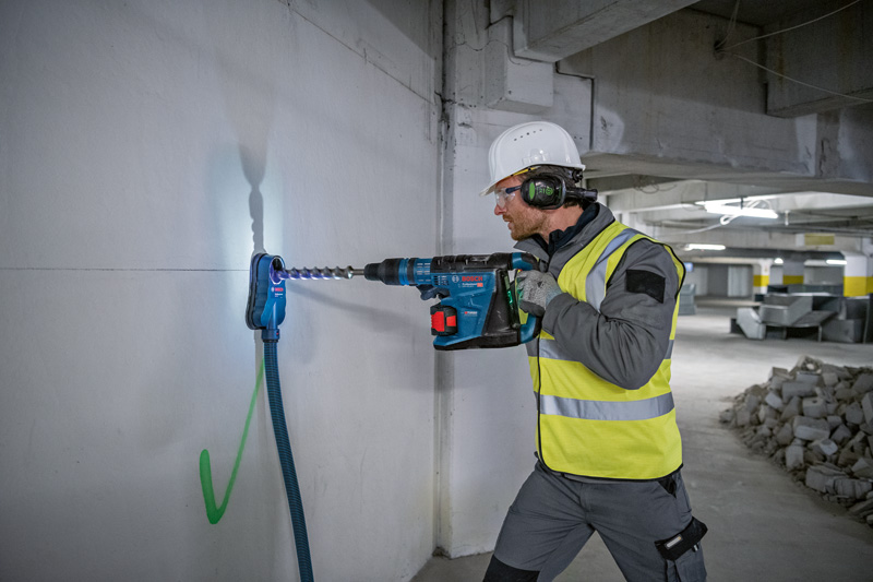 Bosch Akku-Bohrhammer BITURBO mit SDS max GBH 18V-40 C, mit XL-BOXX