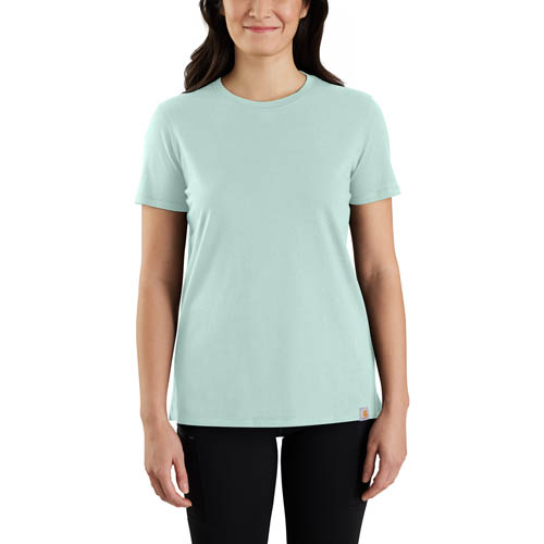 CARHARTT DAMEN LIGHTWEIGHT S/S CREWNECK T-SHIRT blau