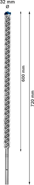 Bosch EXPERT Hammerbohrer SDS max-8X 32,0x720,0mm Bosch EXPERT Hammerbohrer SDS max-8X 32,0x720,0mm