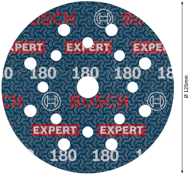Bosch EXPERT O780 Folienschleifscheibe, 125 mm, G180 Bosch EXPERT O780 Folienschleifscheibe, 125 mm, G180