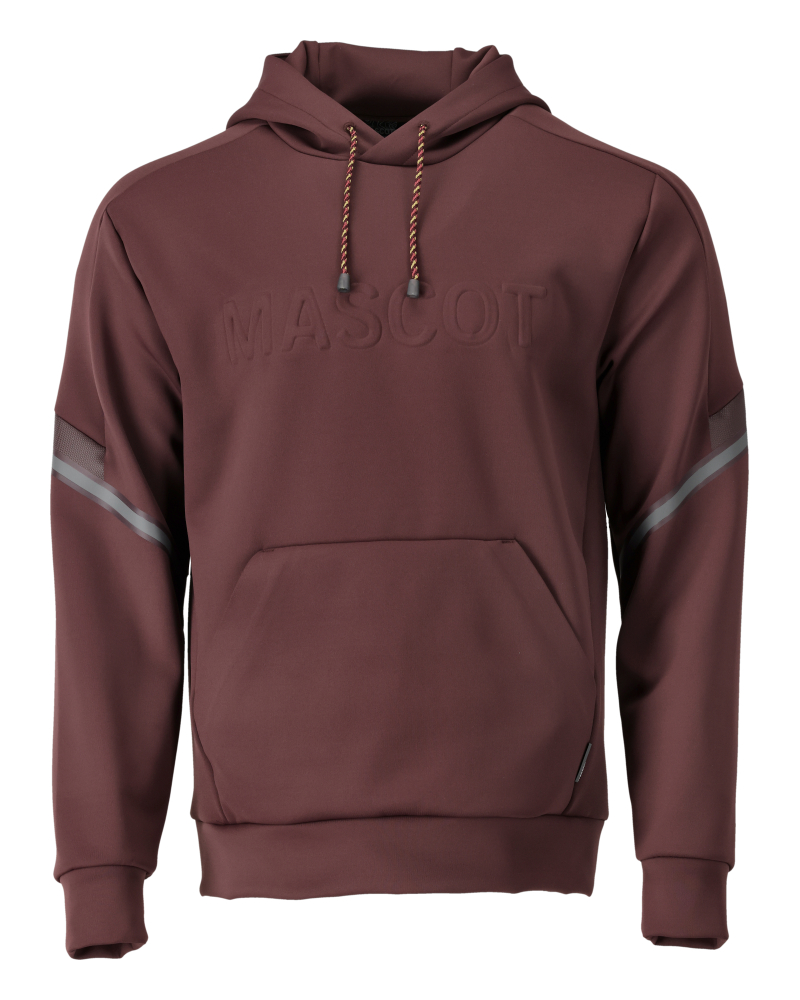 MASCOT CUSTOMIZED Fleece Kapuzensweatshirt bordeaux 4XL