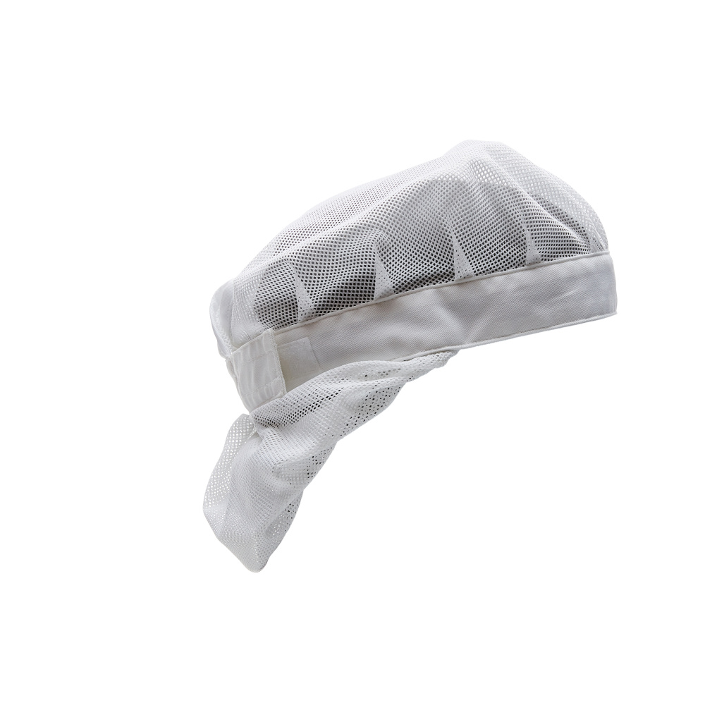 MASCOT FOOD & CARE Haube mit Haarnetz weiß ONE