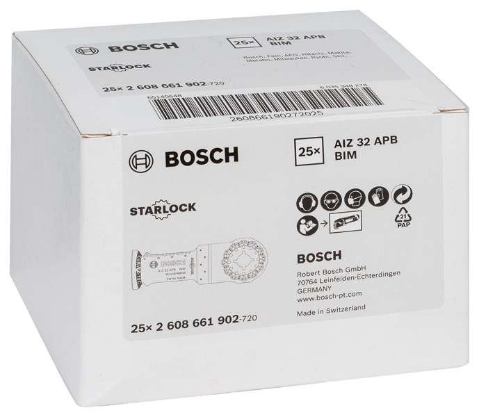 Bosch Tauchsägeblatt AIZ 32 APB Wood and Metal. Für osz. Multifunktionswerkzeuge