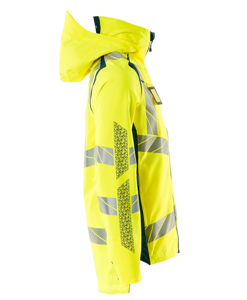 MASCOT ACCELERATE SAFE Hard Shell Jacke hi-vis gelb/dunkelpetroleum L