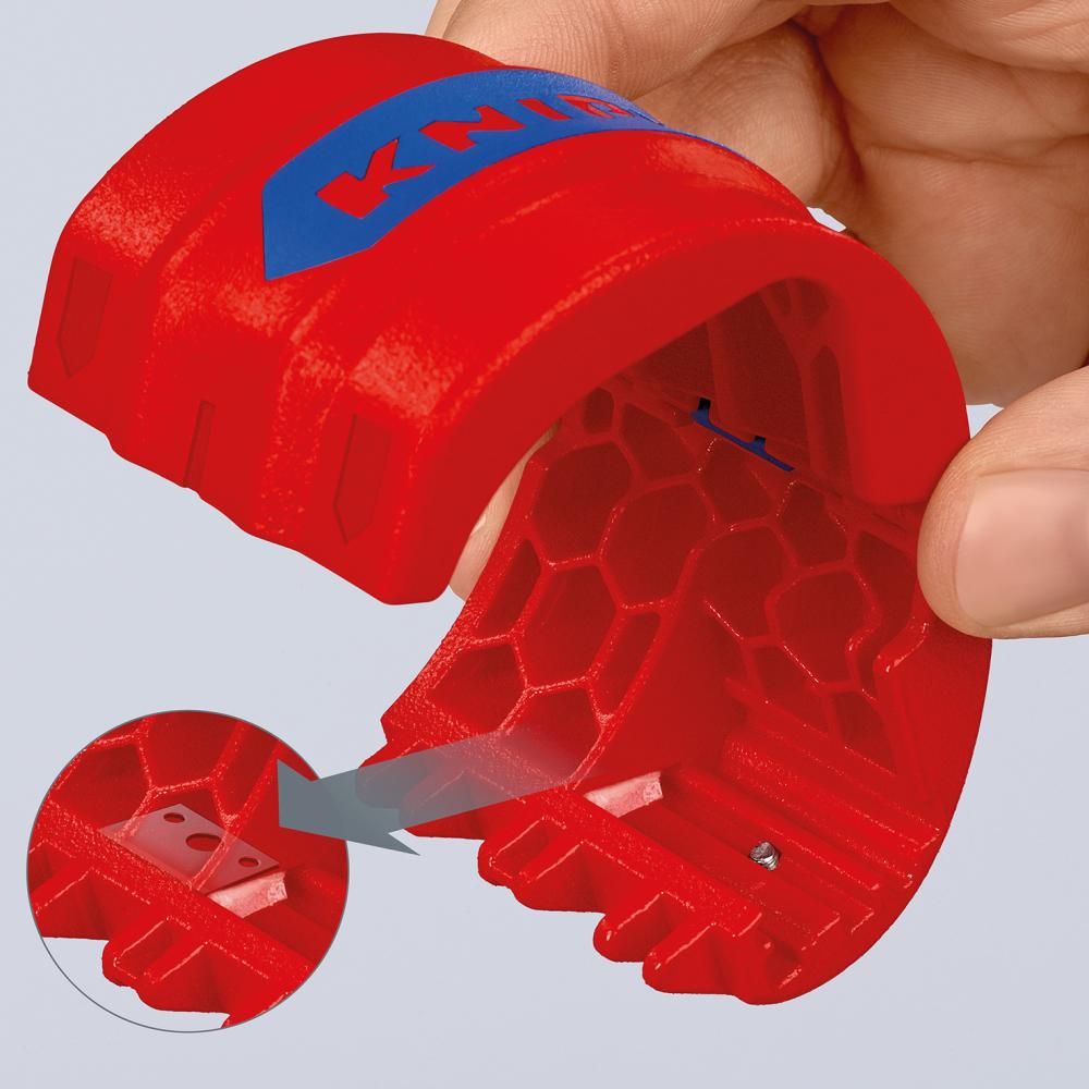 Knipex Kunststoffrohr-Schneider für Rohre 20-50mm und Tropfhülsen