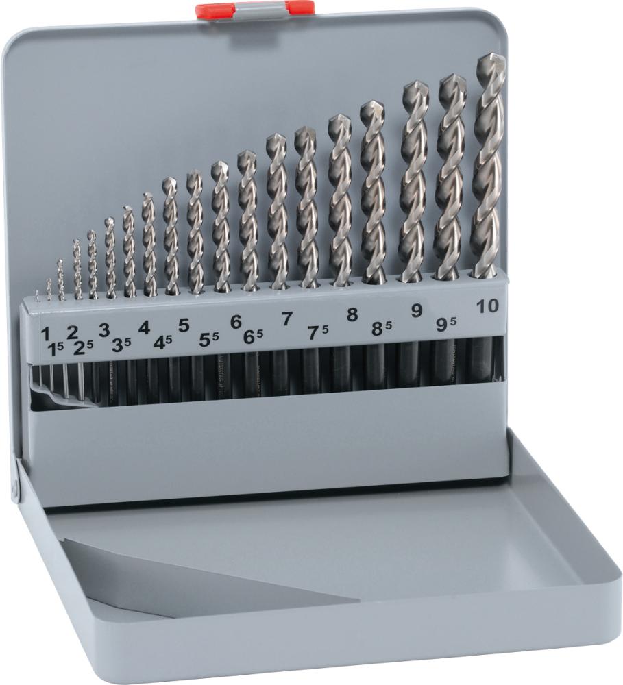 Maykestag Spiralbohrer-Satz D338 HSSE 1-13mm 25tlg.