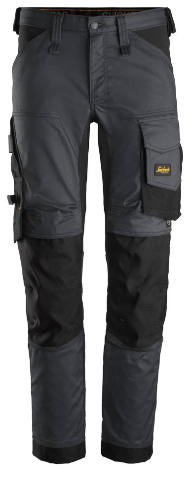 Snickers 6341 AllroundWork Stretch Arbeitshose grau-schwarz