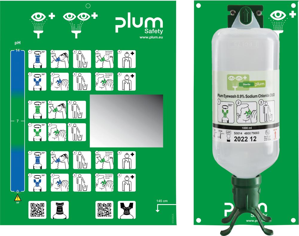 Plum Augenspülstation Duo, 1000 ml