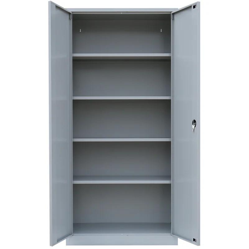 Lüllmann Flügeltürenschrank 1950 x 925 x 422 mm RAL 7035 grau