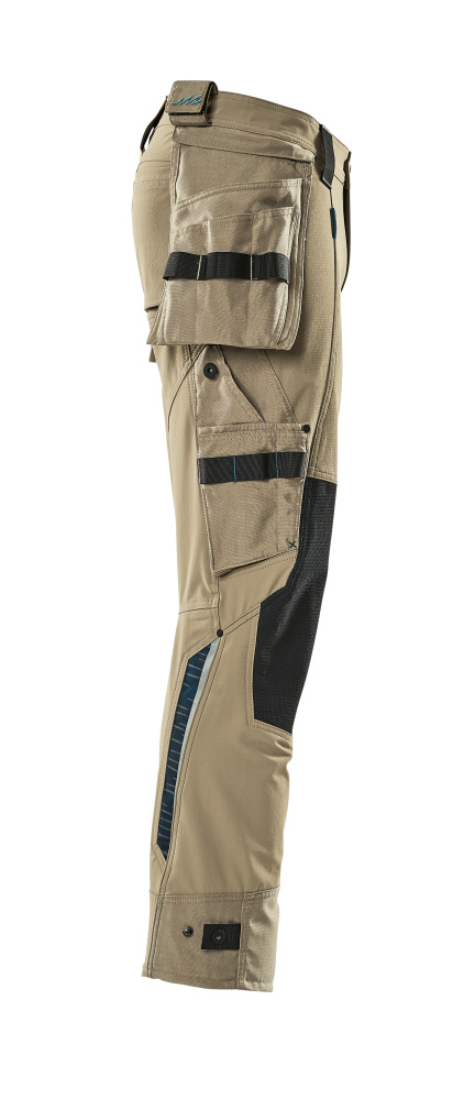 MASCOT ADVANCED Hose mit Hängetaschen hellkhaki 50 kurz
