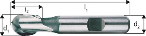 FORUM Radiusfräser kurz HSSE 6,0mm