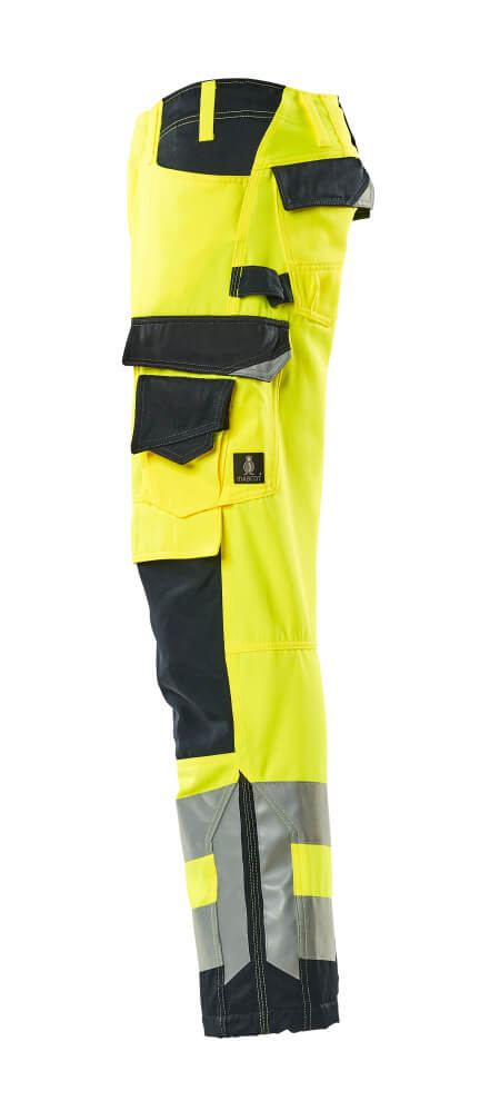 MASCOT Kendal SAFE SUPREME Hose mit Knietaschen hi-vis gelb/schwarzblau 54