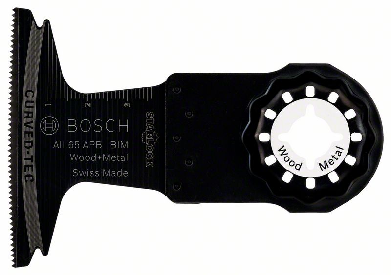 Bosch Starlock BIM Tauchsägeblatt AII65 APB Wood+Metal 40x65mm