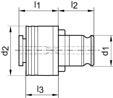 Fortis Schnellwechsel-Einsatz ES 2 16,00mm /M20