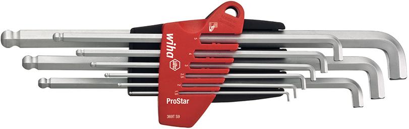 Wiha Winkelschraubendrehrer-Satz 1,5-10mm Kugelkopf