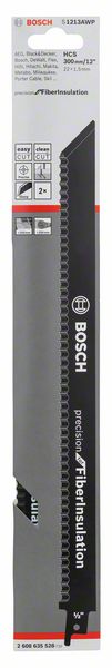 Bosch Säbelsägeblatt S1213 AWP Precision Fibre L300mm (2 Stk.)