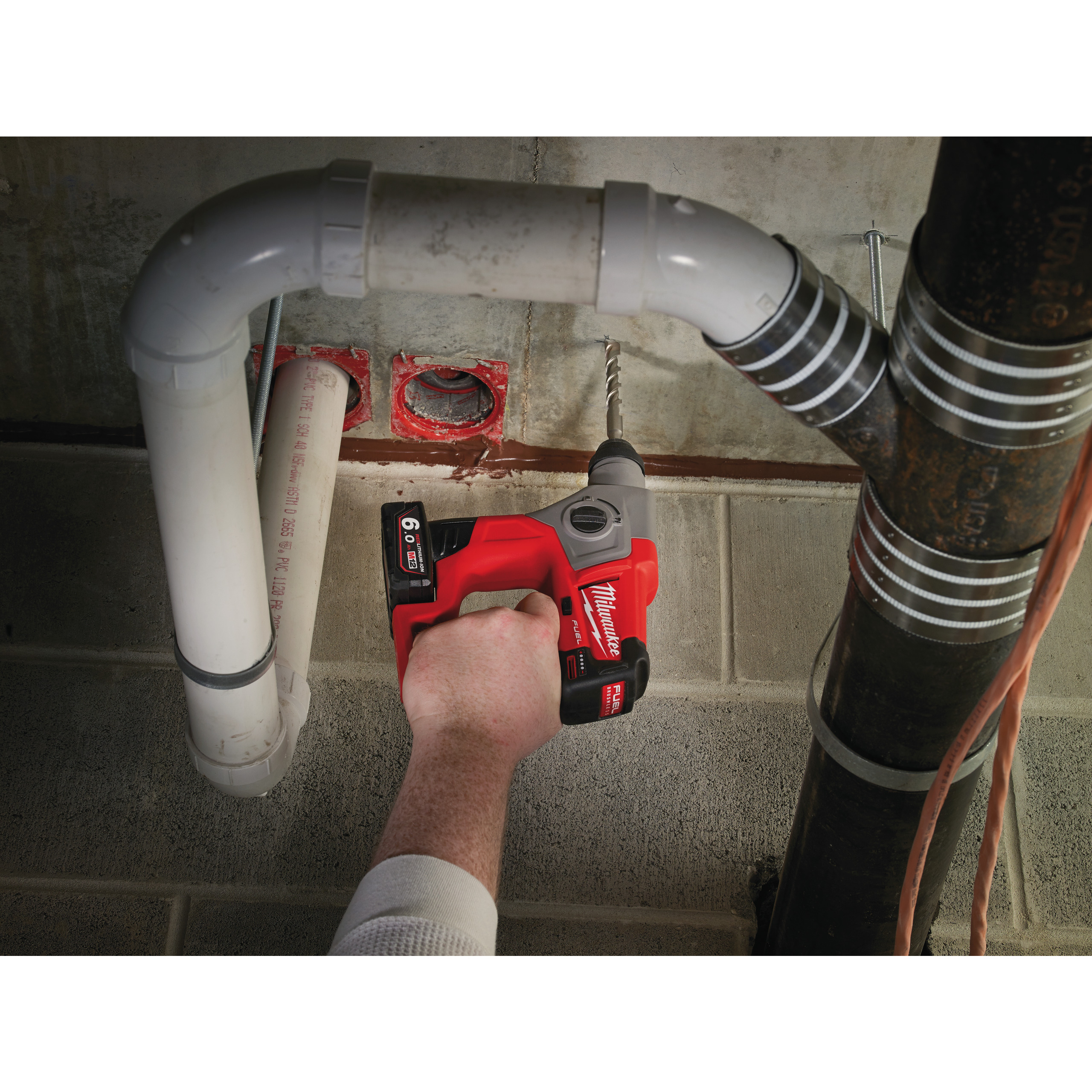 Milwaukee Akku-Bohrhammer FUEL M12 CH/0