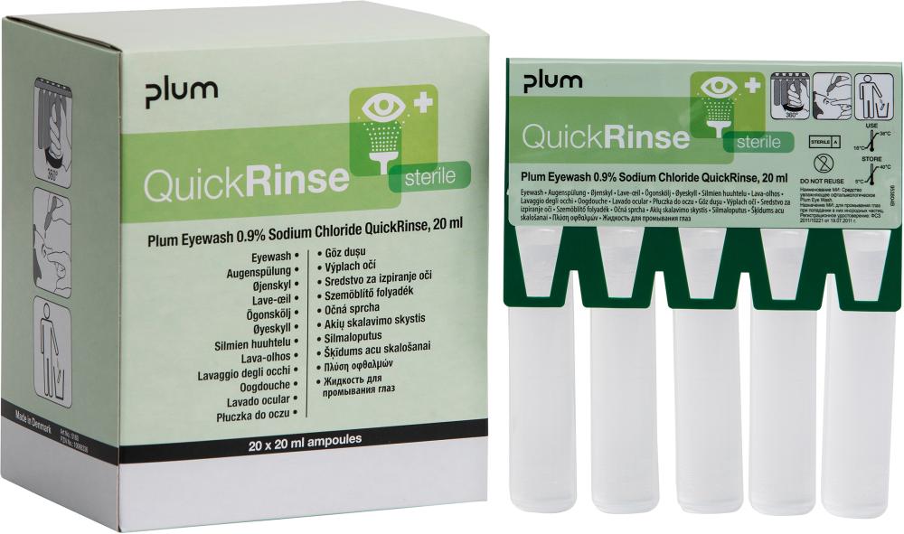PLUM Augenspül-Ampulle Quick Rinse (Refill mit 5 Stück)