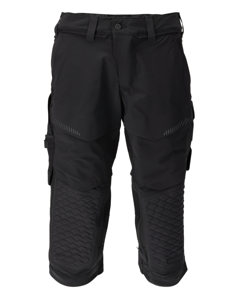 MASCOT CUSTOMIZED Dreiviertel-Hose mit Knietaschen schwarz 51