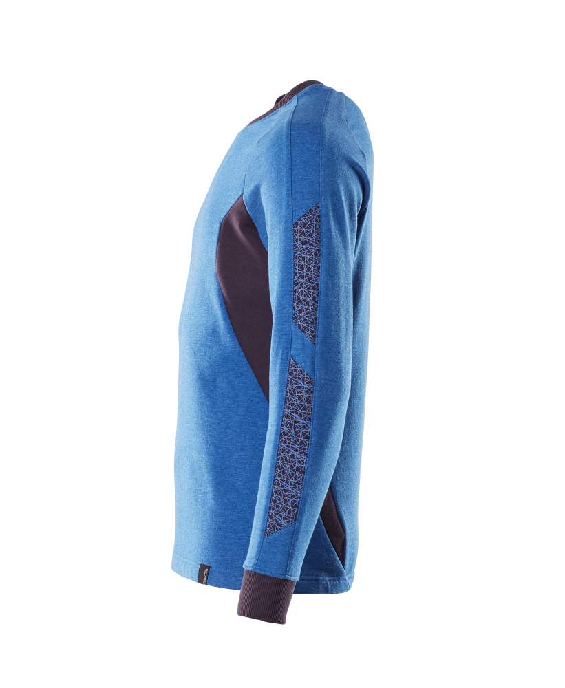 MASCOT ACCELERATE Sweatshirt azurblau/schwarzblau XS