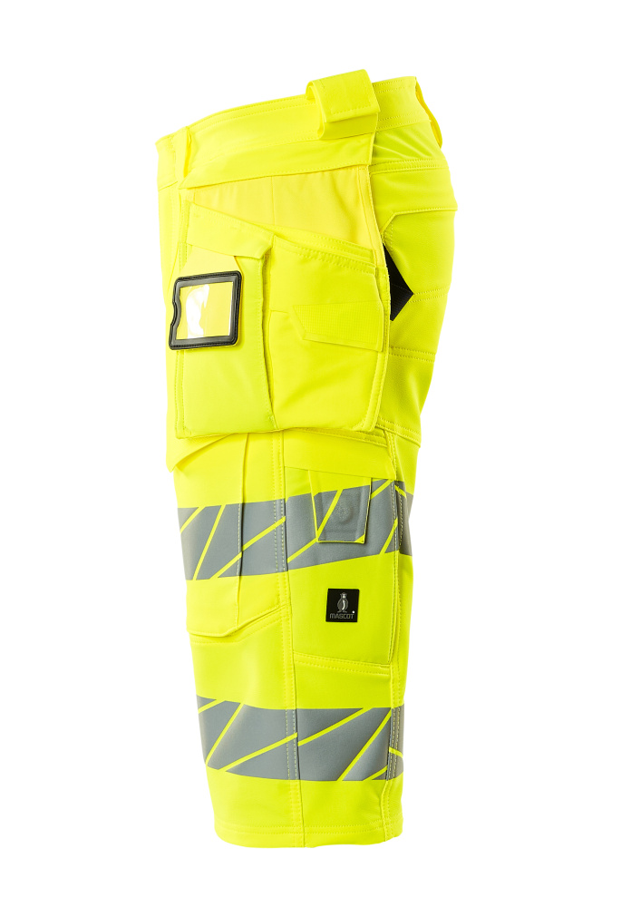 MASCOT ACCELERATE SAFE Shorts, lang mit Hängetaschen hi-vis gelb 47