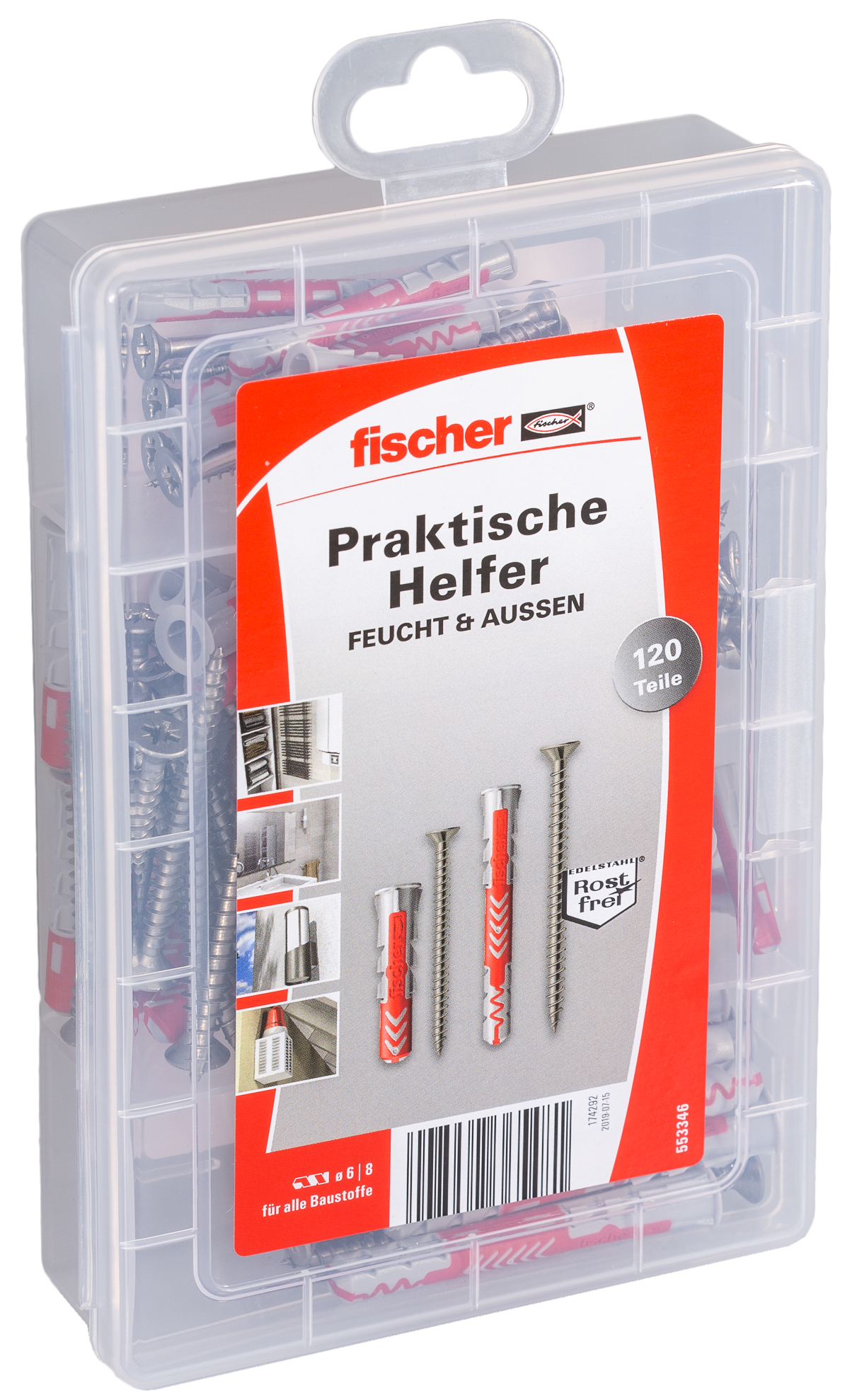 fischer Praktische Helfer Feucht & Außen (120 Teile)