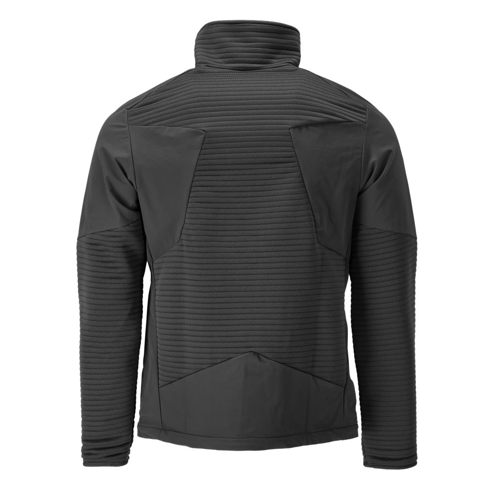 MASCOT CUSTOMIZED Fleecepullover mit Reißverschluss und Futter schwarz XL