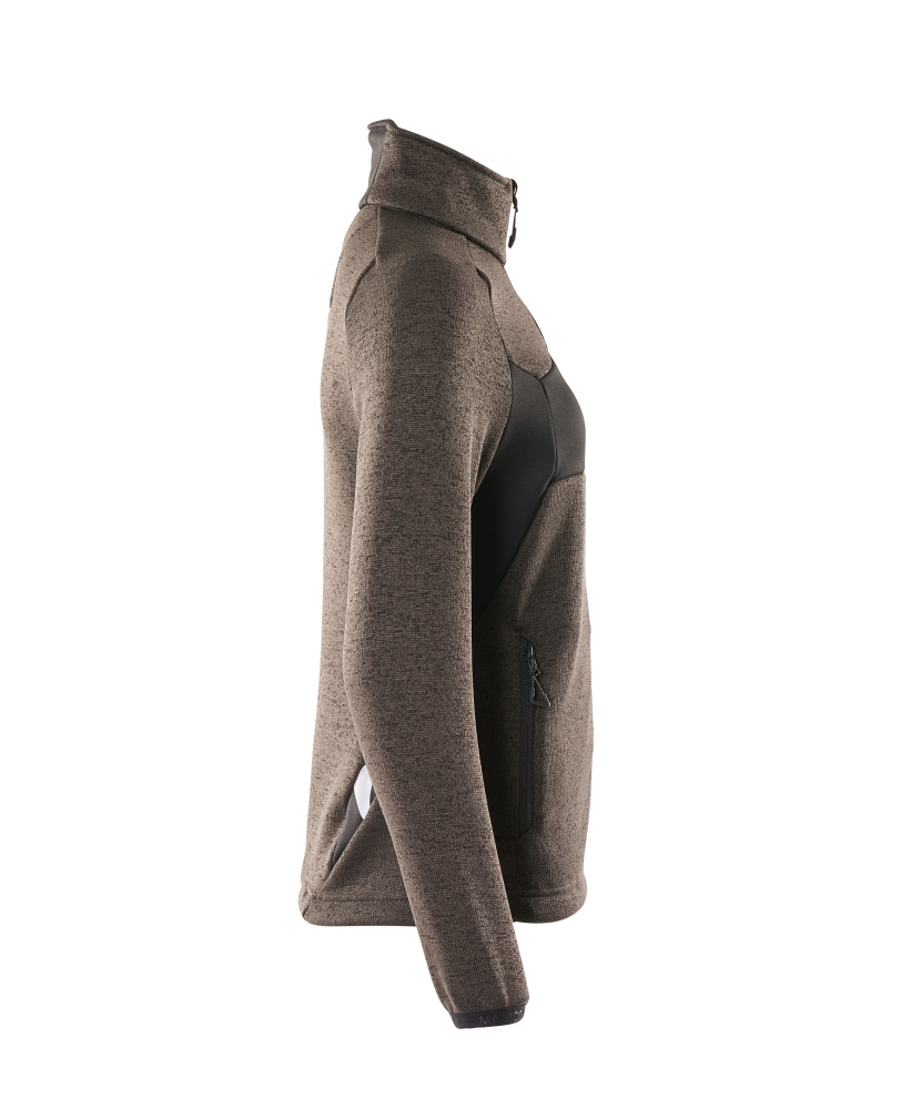 MASCOT ACCELERATE Strickpullover mit Reißverschluss dunkelanthrazit/schwarz 3XL