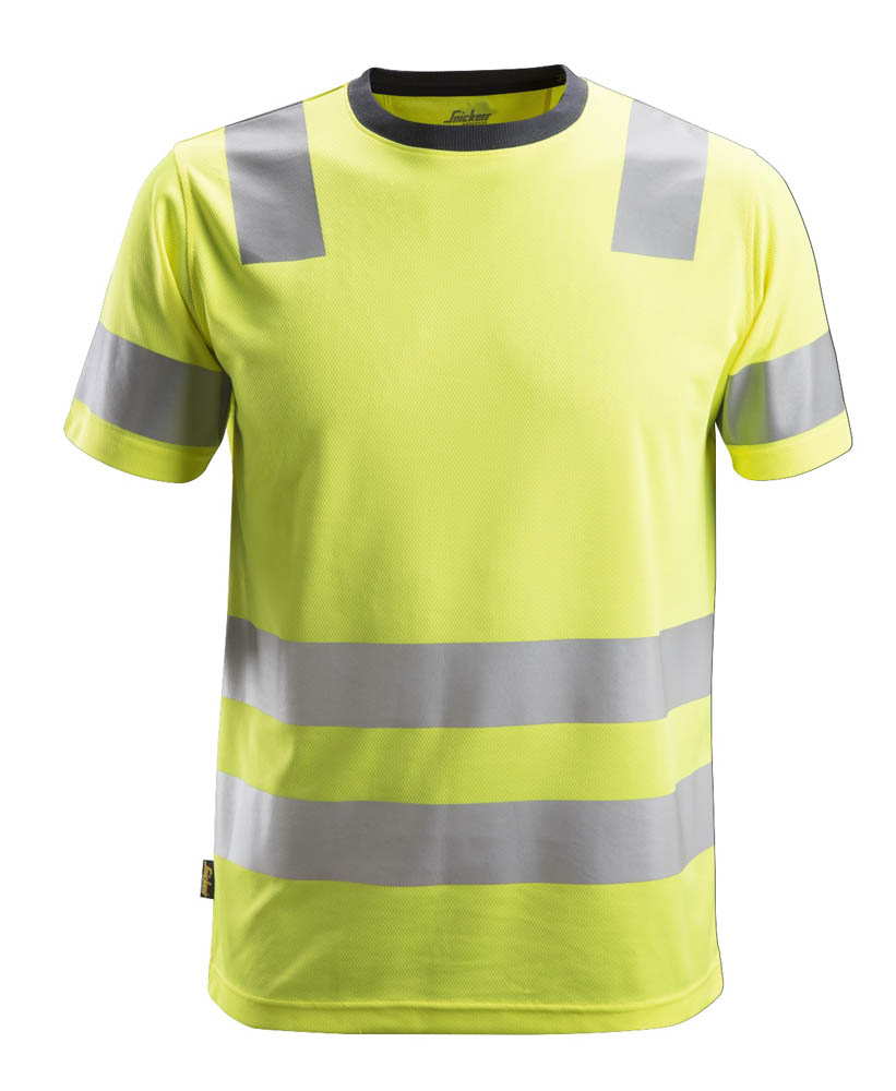 Snickers 2530 AllroundWork High-Vis T-Shirt signalgelb
