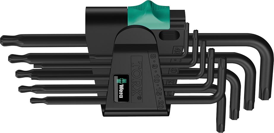 Wera 967/9 TX 1 Winkelschlüsselsatz, BlackLaser, 9-teilig