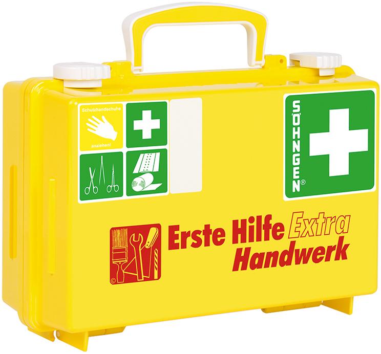 Söhngen Erste-Hilfe-Koffer Extra Handwerk, DIN 13157 gelb