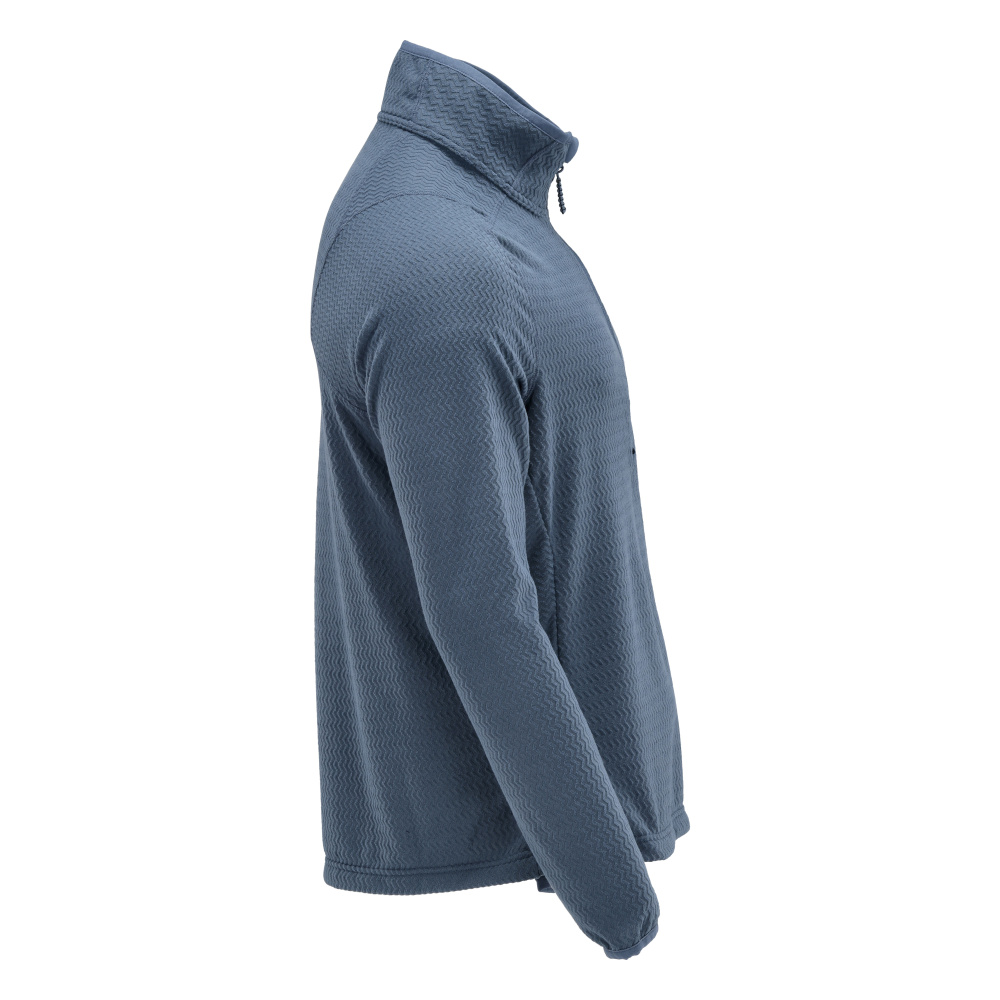 MASCOT CUSTOMIZED Microfleece Pullover mit kurzem Reißverschluss steinblau XXL