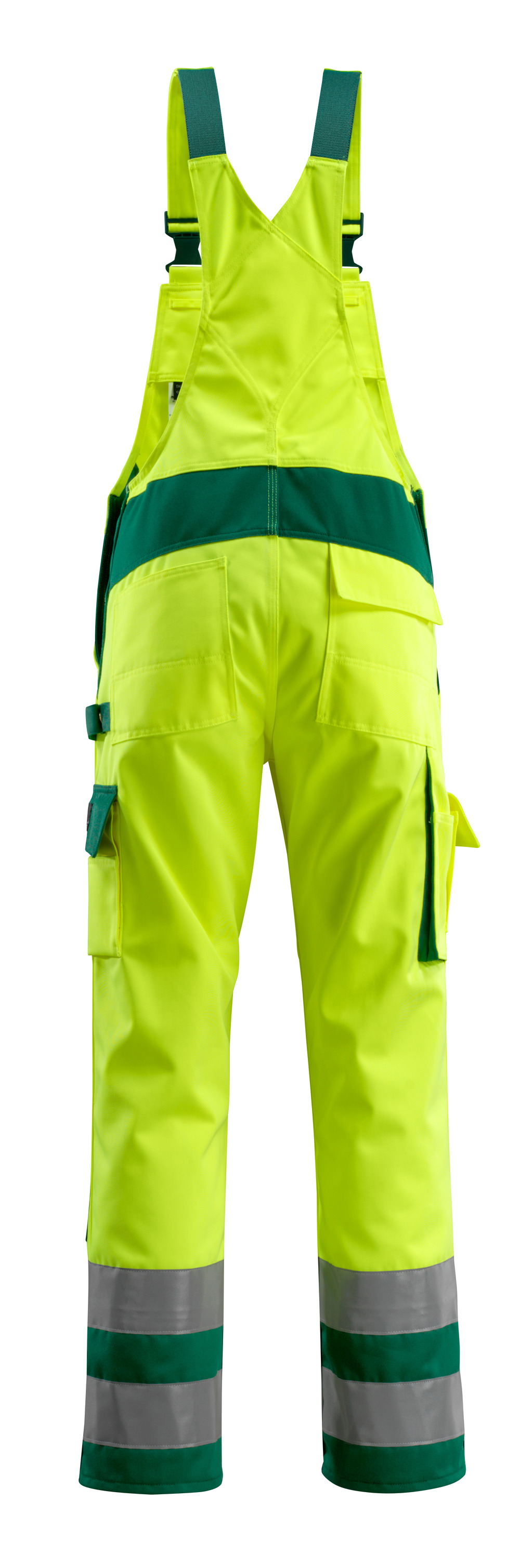 MASCOT Barras SAFE COMPETE Latzhose mit Knietaschen hi-vis gelb/grün 48 lang