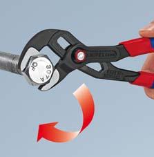 Knipex Wasserpumpenzange Cobra QuickSet 8722250 mit 2-Komponenten-Griffen 250mm