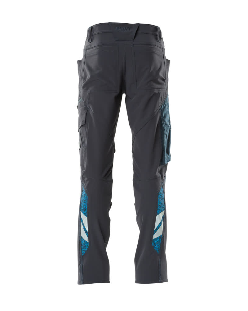 MASCOT ACCELERATE Hose mit Knietaschen schwarzblau 49 lang