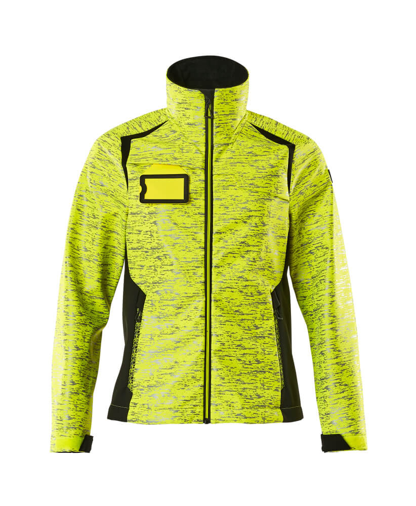 MASCOT ACCELERATE SAFE Softshell Jacke hi-vis gelb/schwarz M