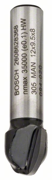 Bosch HM-Hohlkehlfräser 8mm Durchmesser (mm) 12mm