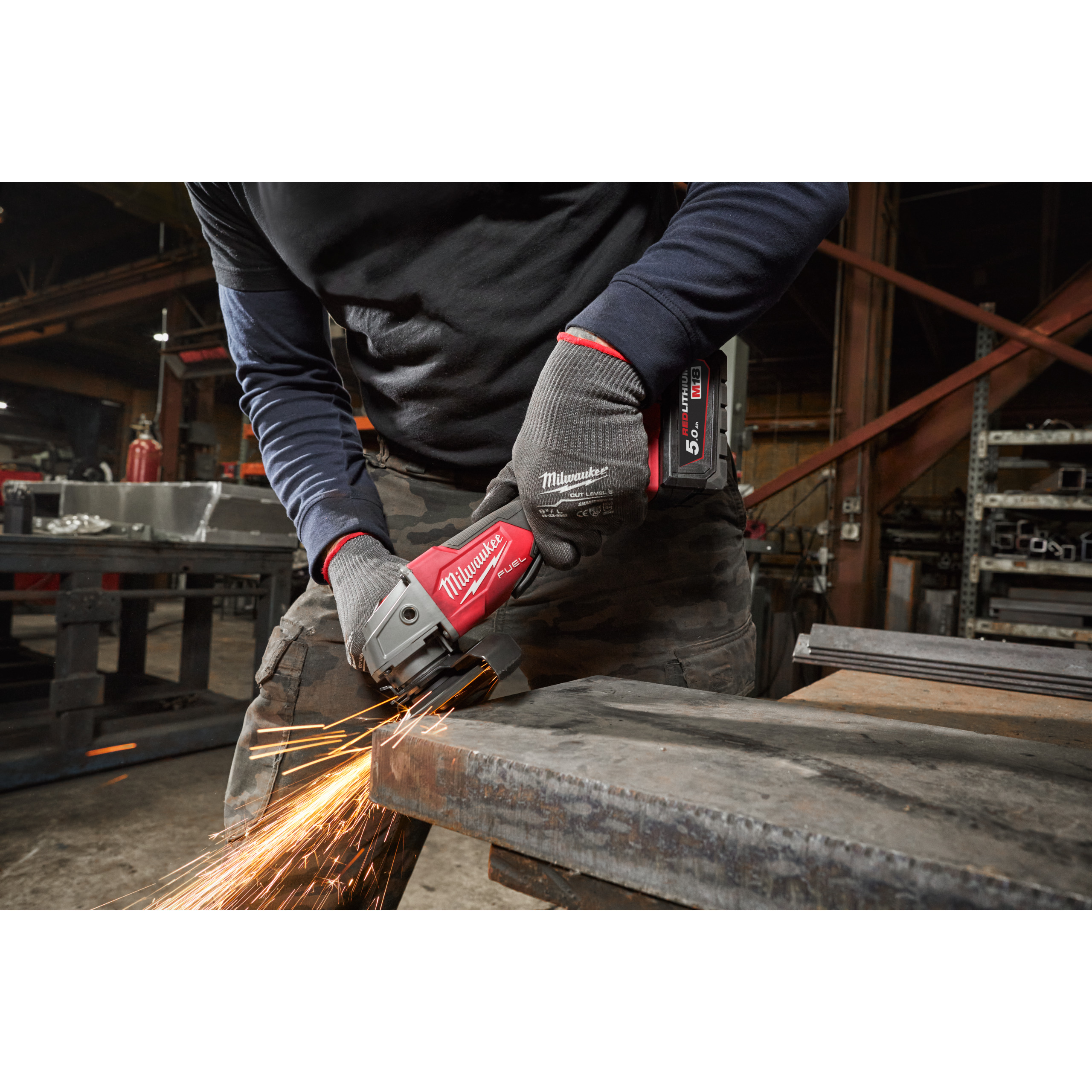 Milwaukee Akku-Winkelschleifer 18 V M18FSAG125x-0X solo