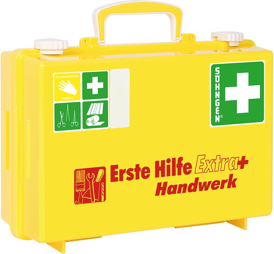 Söhngen Erste-Hilfe-Koffer Extra Handwerk, DIN 13157 gelb