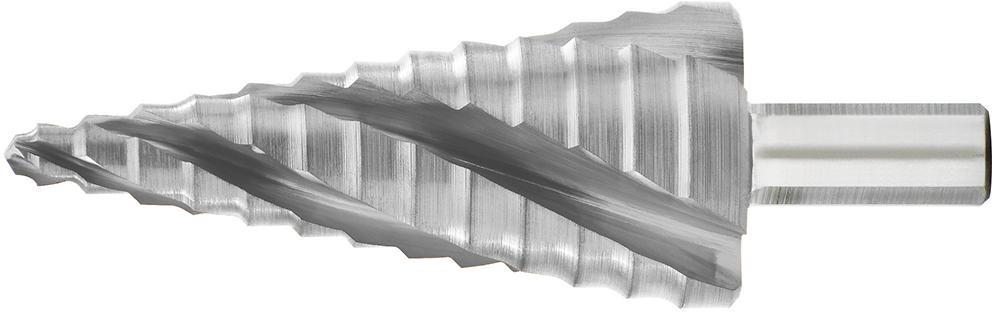 Exact Stufenbohrer HSS 4-fach Spiralnute 4-20mm