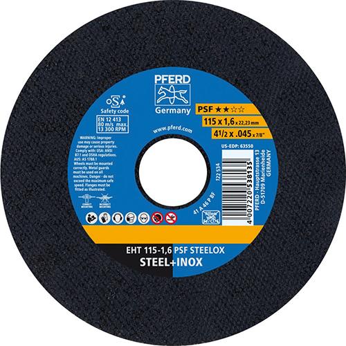 Pferd Trennscheibe gerade A46PPFS-INOX 115x1,6mm