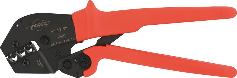 Knipex Crimp-Hebelzange für Aderendhülsen 10-25qmm
