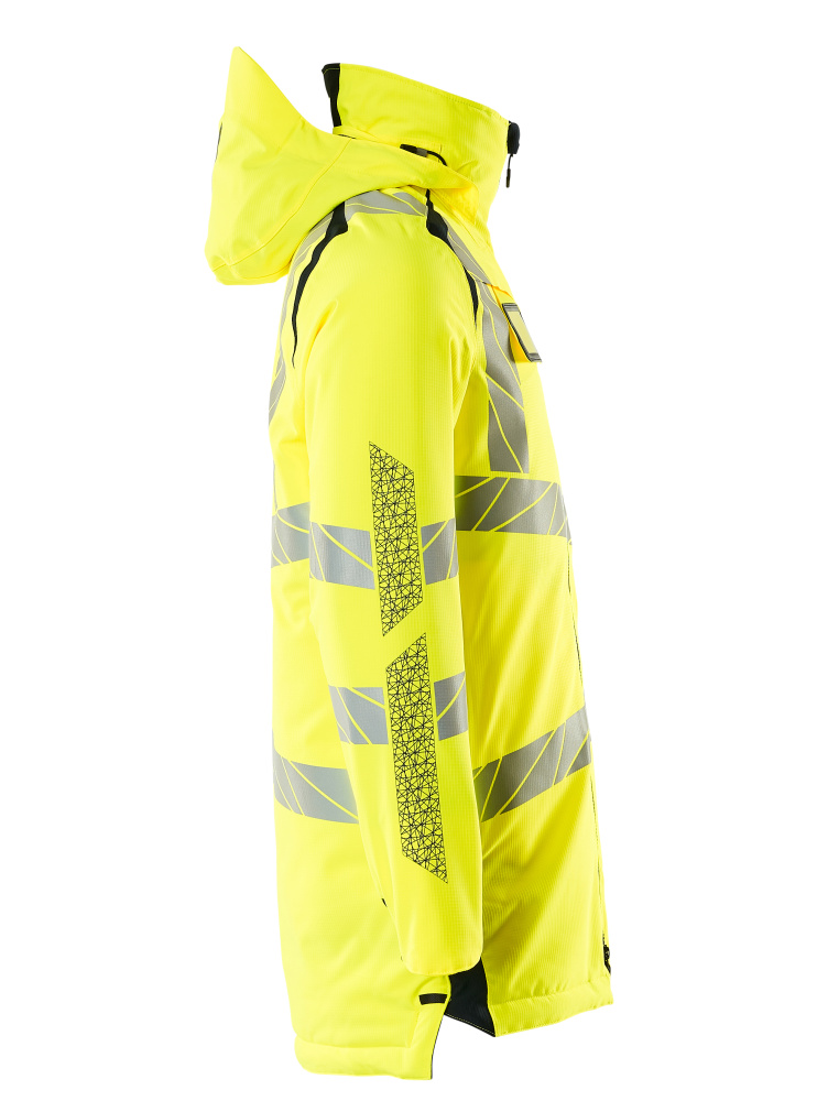 MASCOT ACCELERATE SAFE Parka hi-vis gelb/schwarzblau L