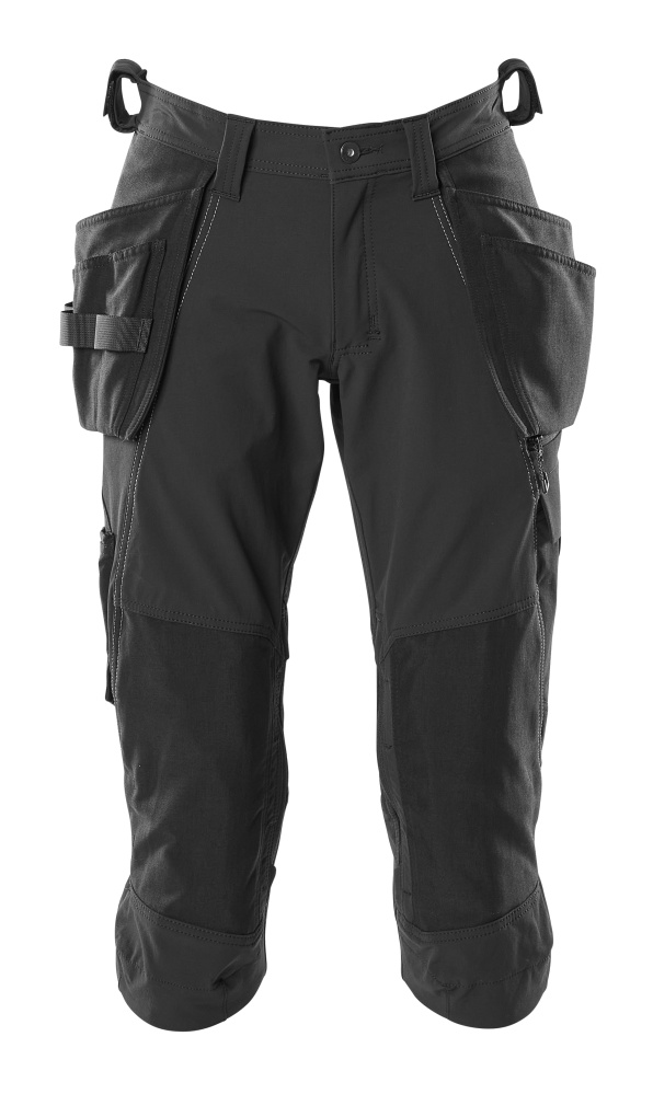 MASCOT ACCELERATE Dreiviertel-Hose mit Hängetaschen schwarz 47
