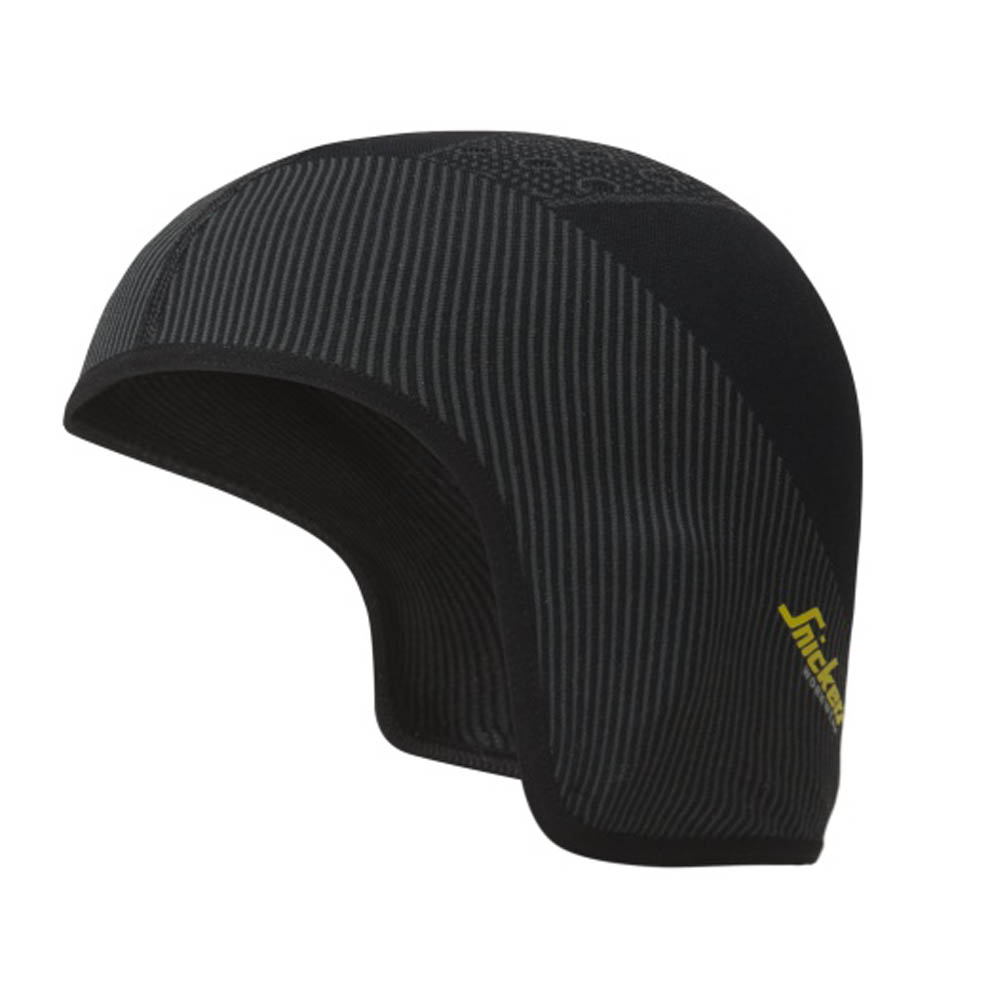 Snickers 9053 FlexiWork nahtlose Helm-Mütze scharz-grau