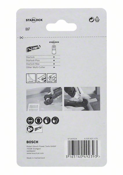 Bosch Starlock BIM Segmentsägeblatt ACZ85 EB Wood+Metal 85mm